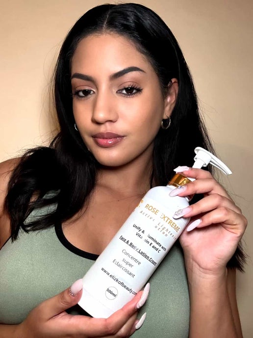 ROSE EXTREME.  Active skin Lightening Lotion for Face & Body. - elizkofbeauty