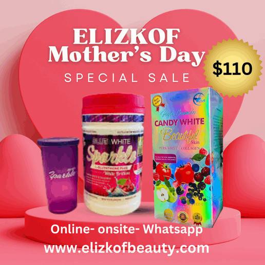 GLUTA WHITE SPARKLE L-GLUTATHIONE PLUS BEST AND Phyto Ceramides Candy – elizkofbeauty