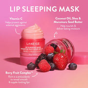 Lip Sleeping Mask EX Mini size :  Nourish, Hydrate, Vitamin C & Shea Butter, Antioxidants, Flaky, Dry Lips