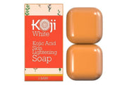 Koji White Pure Kojic Acid Soap | Glycerin Soap Bar for Gentle Skin Brightening and Exfoliation with Tea Tree, Coconut Oil, Hyaluronic Acid & Vitamin C